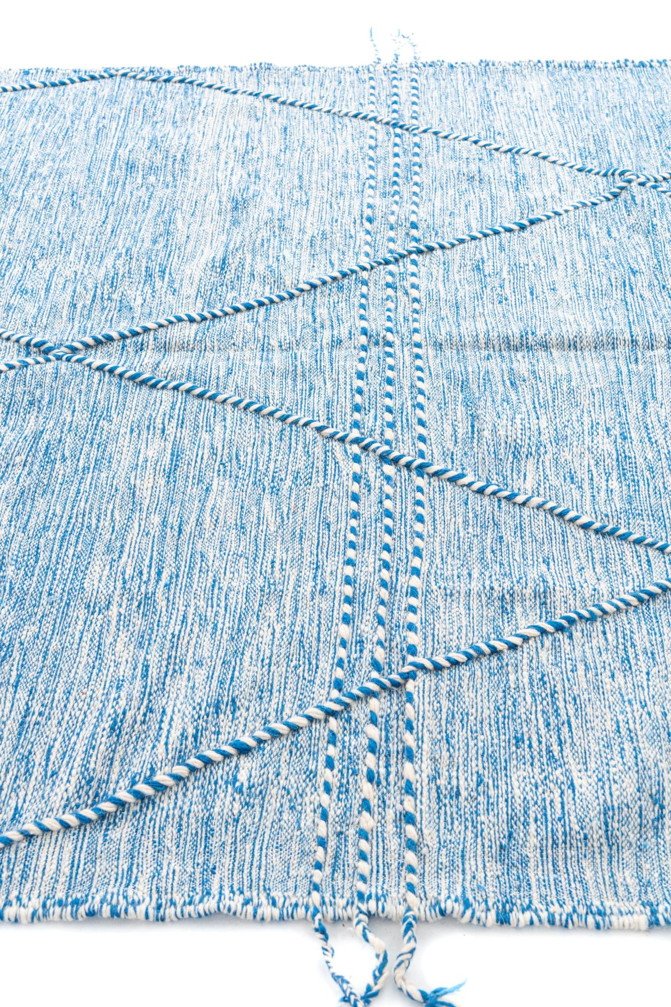 6' 8 x 9' 9 Hand Knotted Moroccan Wool Rug