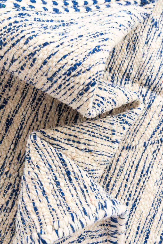 6' 8 x 10' Hand Knotted Moroccan Wool Rug