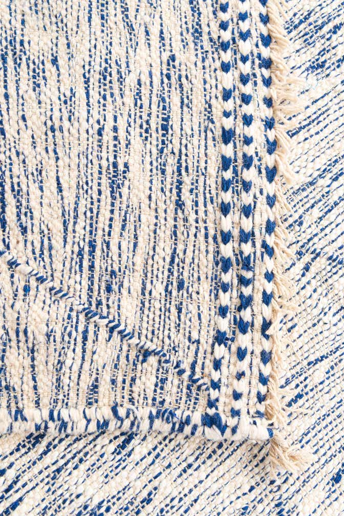 6' 8 x 10' Hand Knotted Moroccan Wool Rug