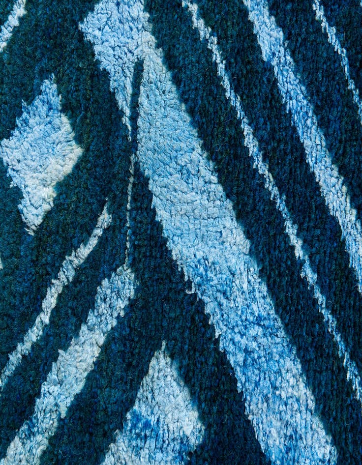 Detail image of 4' 10 x 8' 3  Hand Knotted Moroccan Rug