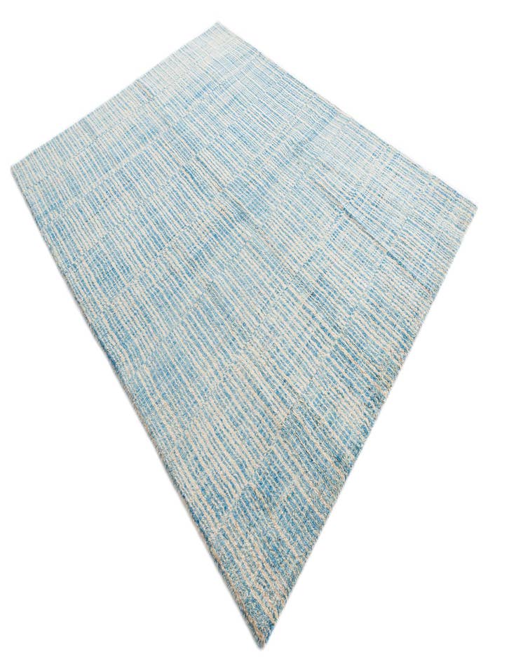 Detail image of 5' 9 x 7' 4  Hand Knotted Moroccan Wool Rug