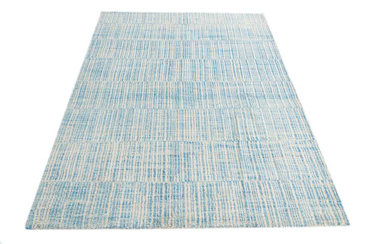 Detail image of 5' 9 x 7' 4 Hand Knotted Moroccan Wool Rug