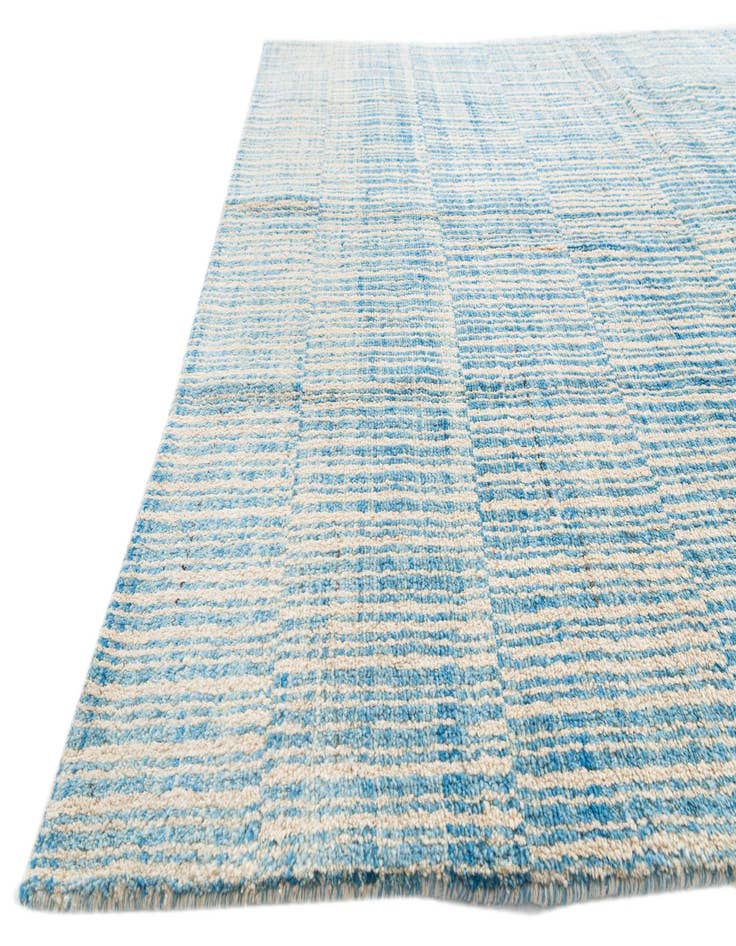 Detail image of 5' 9 x 7' 4  Hand Knotted Moroccan Wool Rug