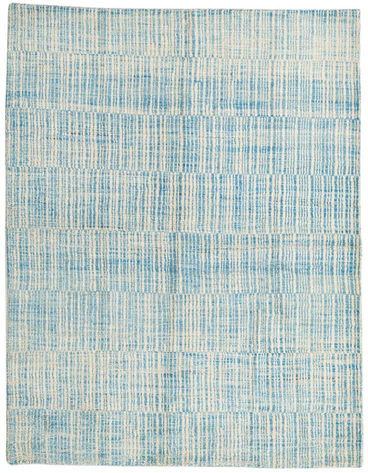 Detail image of 5' 9 x 7' 4 Hand Knotted Moroccan Wool Rug