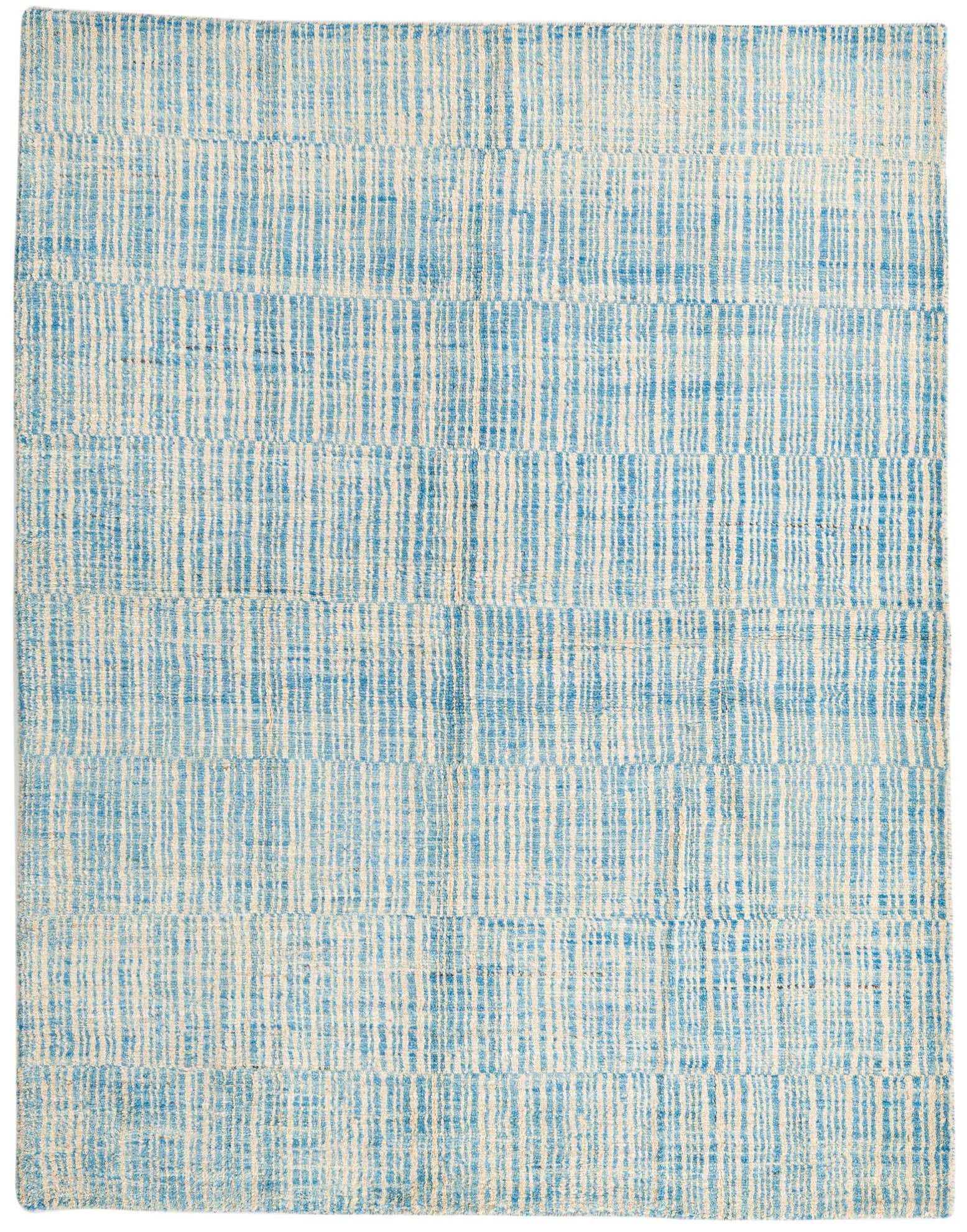 5' 9 x 7' 4 Hand Knotted Moroccan Wool Rug
