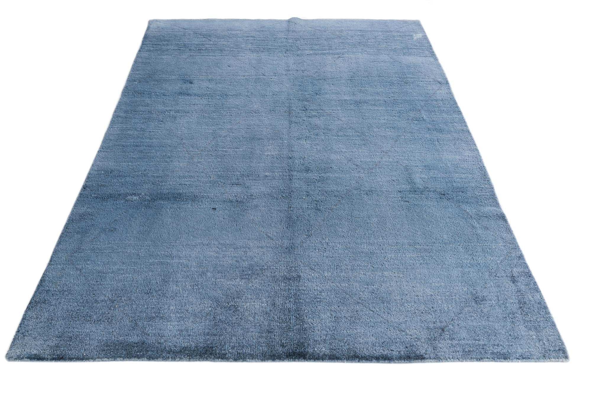 5' 6 x 7' 10 Hand Knotted Moroccan Wool Rug