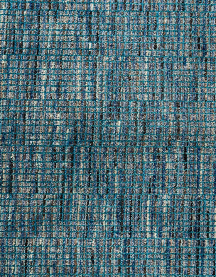 Detail image of 5' 7 x 8' 2  Hand Knotted Moroccan Wool Rug