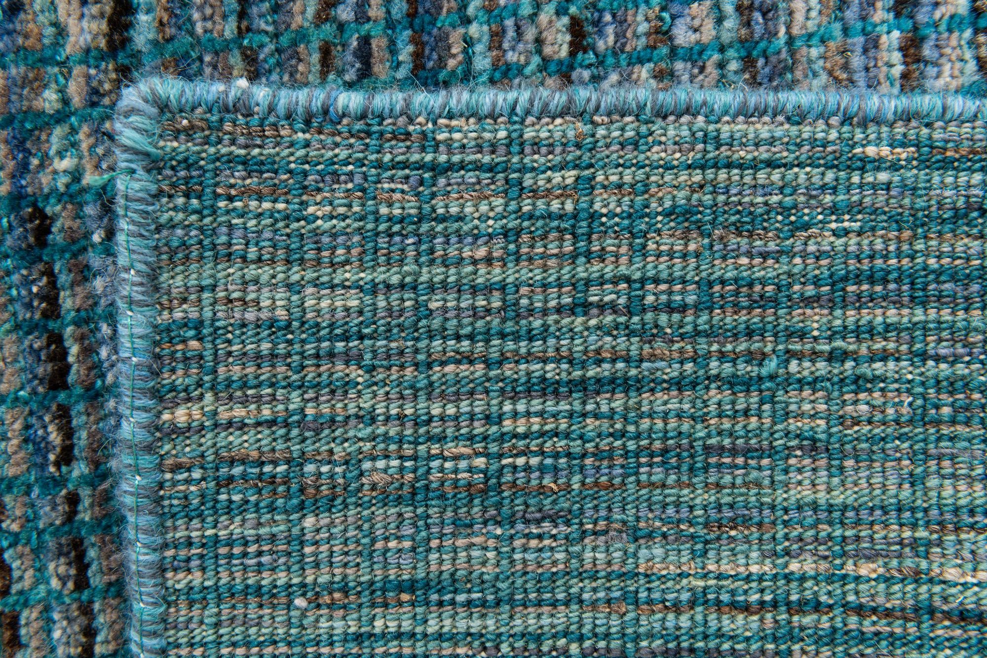 5' 7 x 8' 2 Hand Knotted Moroccan Wool Rug