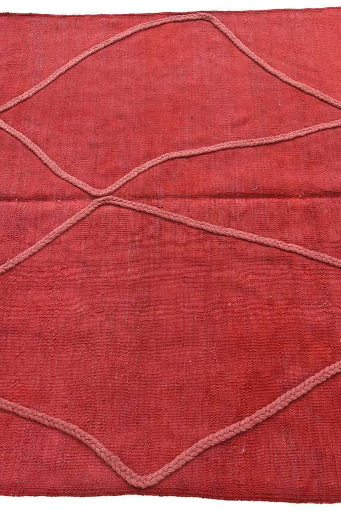 5' 2 x 6' 8 Hand Knotted Moroccan Wool Rug