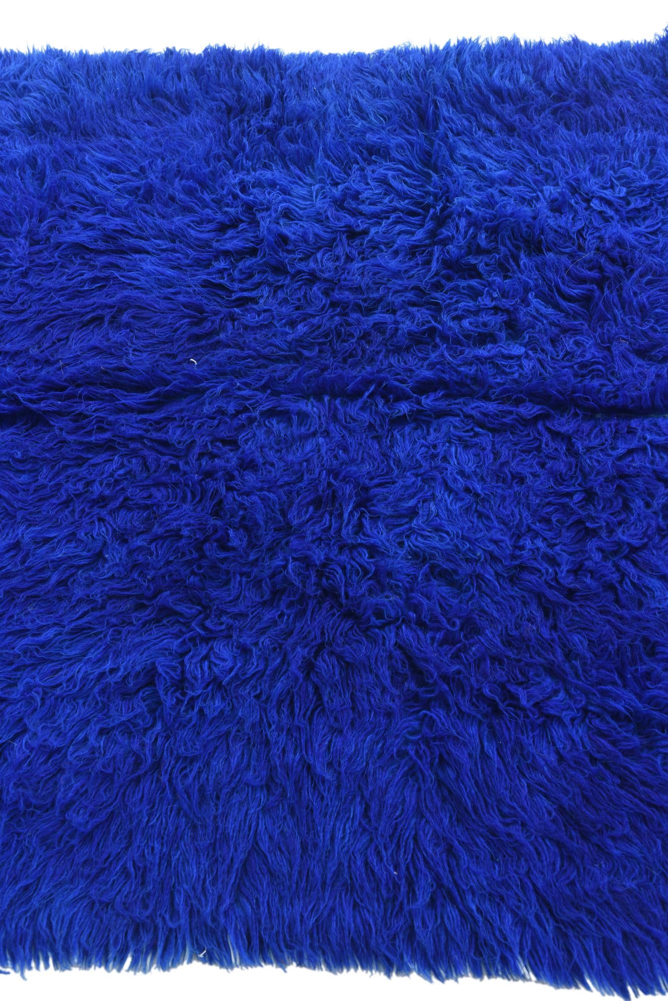 3' 9 x 6' 2 Hand Knotted Moroccan Wool Rug