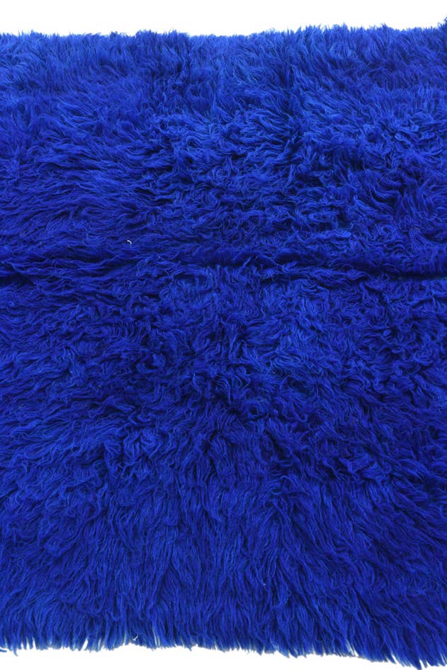 Detail image of 3' 9 x 6' 2 Hand Knotted Moroccan Wool Rug