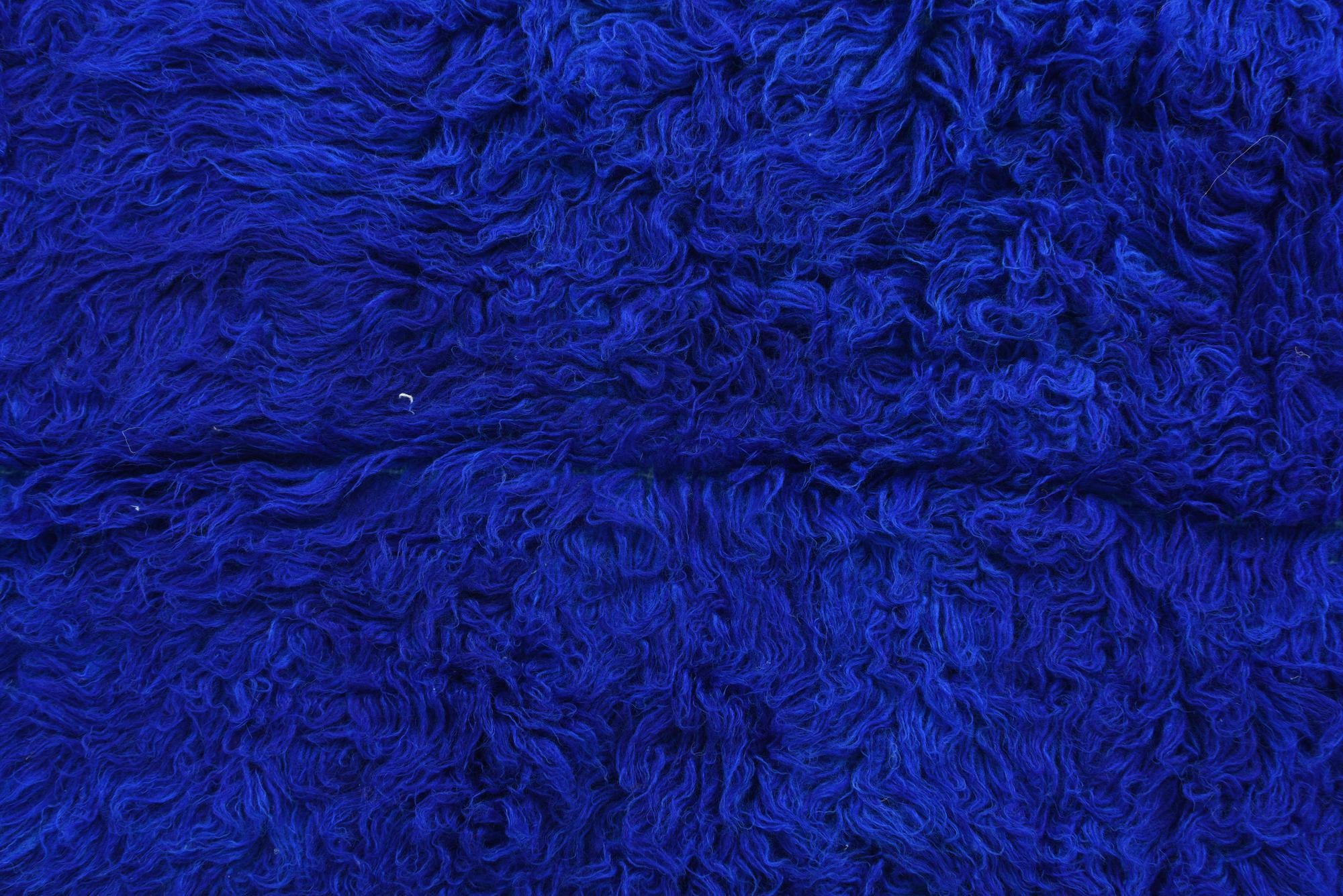 3' 9 x 6' 2 Hand Knotted Moroccan Wool Rug