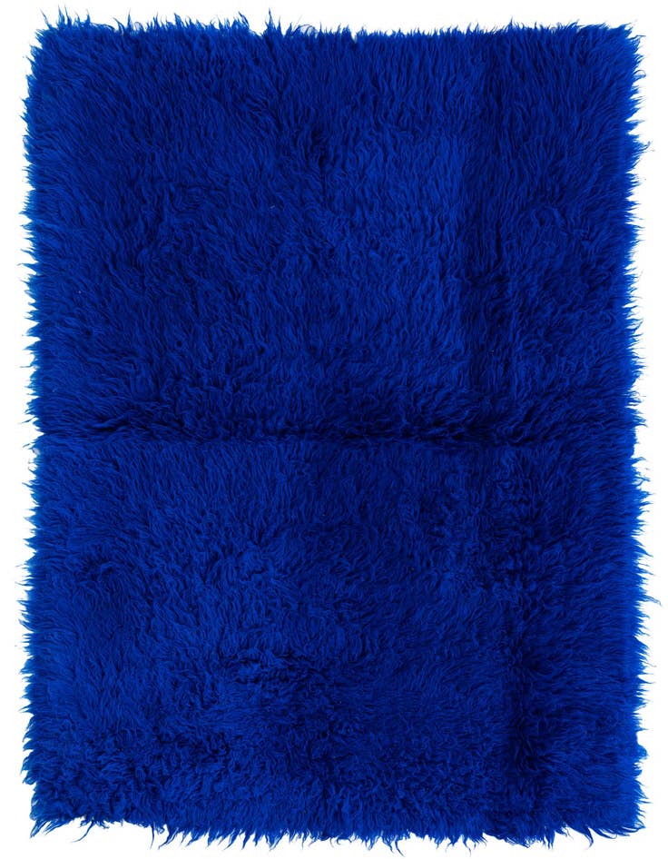 Detail image of 4' 8 x 6' 8 Hand Knotted Moroccan Wool Rug