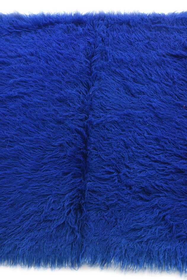 Detail image of 4' x 6' Hand Knotted Moroccan Wool Rug