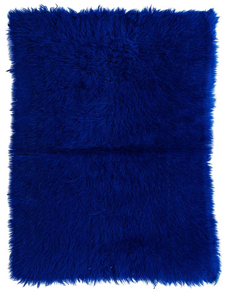 Detail image of 3' 7 x 5' 7 Hand Knotted Moroccan Wool Rug