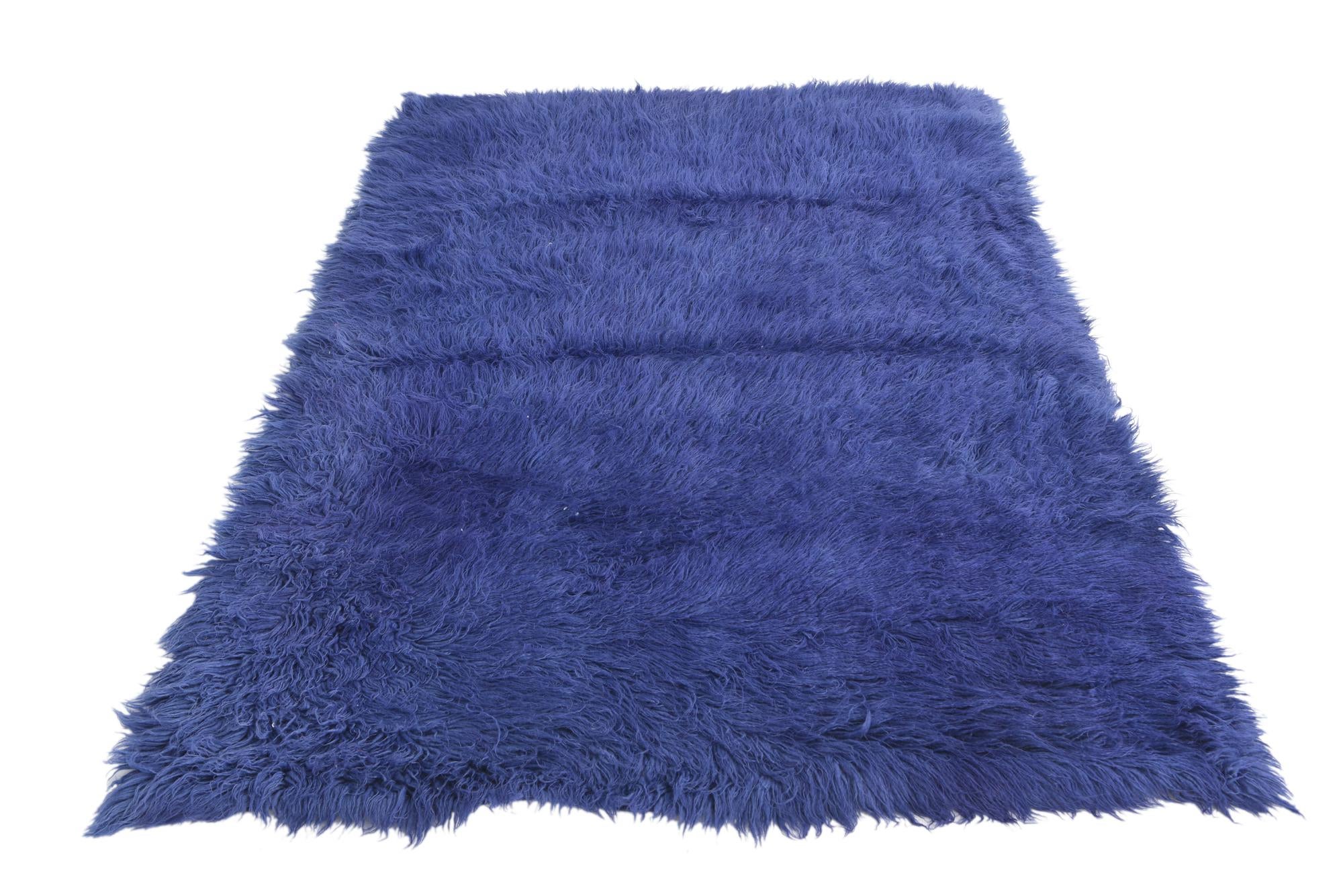 4' 8 x 6' 3 Hand Knotted Moroccan Wool Rug