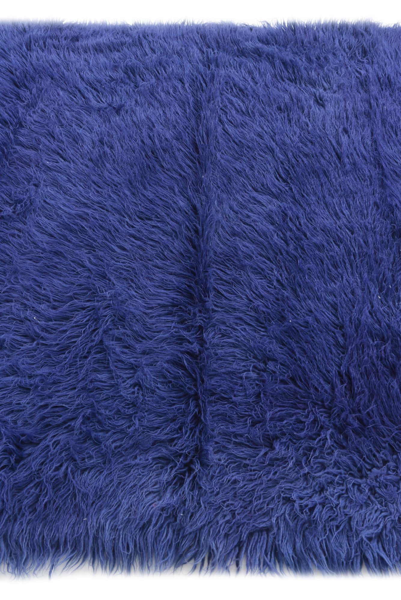 4' 8 x 6' 3 Hand Knotted Moroccan Wool Rug