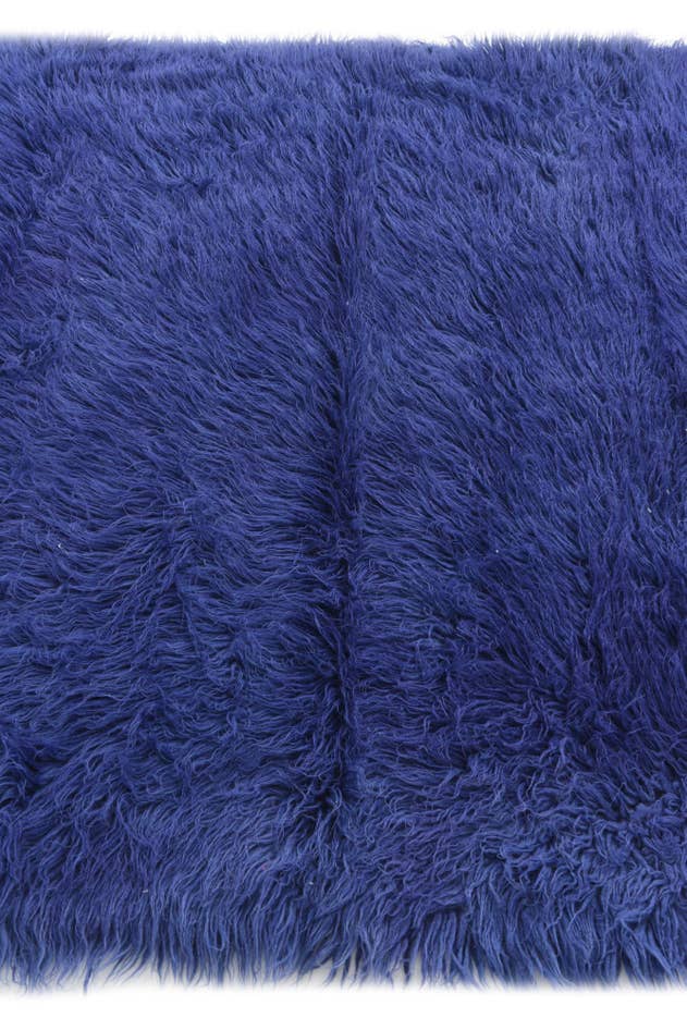 Detail image of 4' 8 x 6' 3 Hand Knotted Moroccan Wool Rug