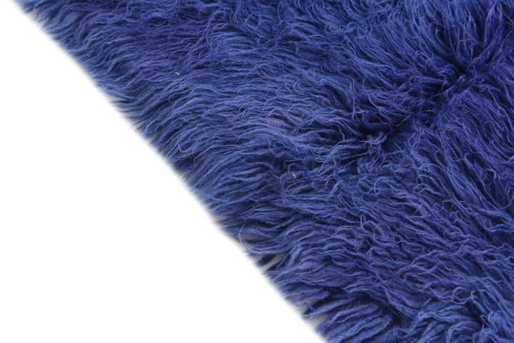 4' 8 x 6' 3 Hand Knotted Moroccan Wool Rug