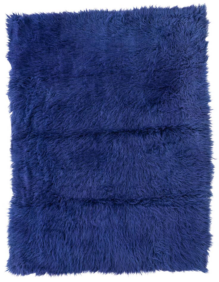 Detail image of 4' 8 x 6' 3 Hand Knotted Moroccan Wool Rug