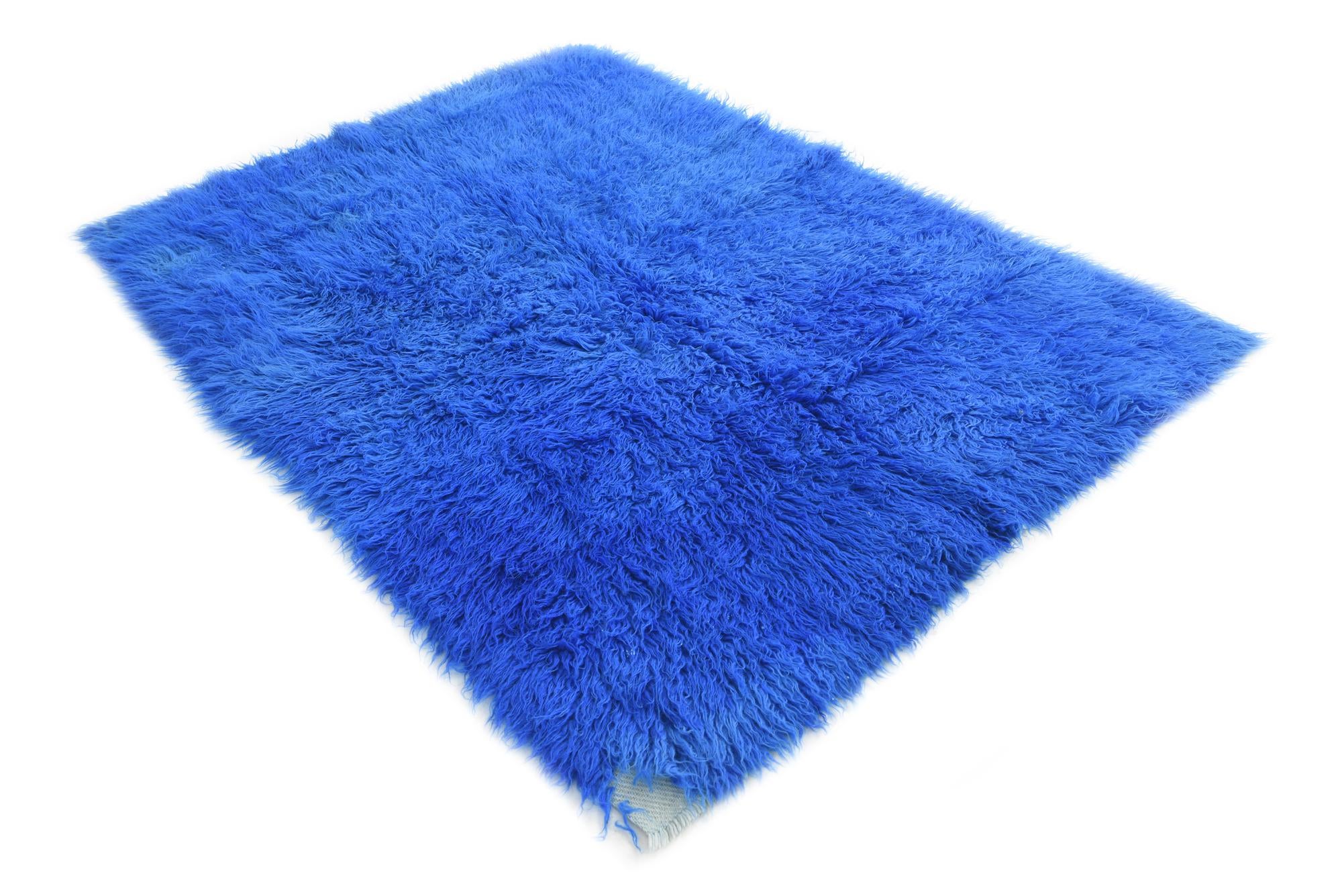4' 7 x 6' 5 Hand Knotted Moroccan Wool Rug