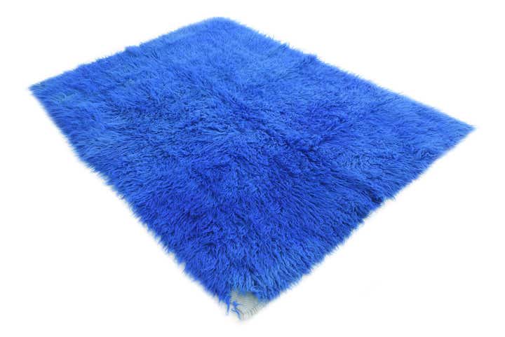 4' 7 x 6' 5 Hand Knotted Moroccan Wool Rug