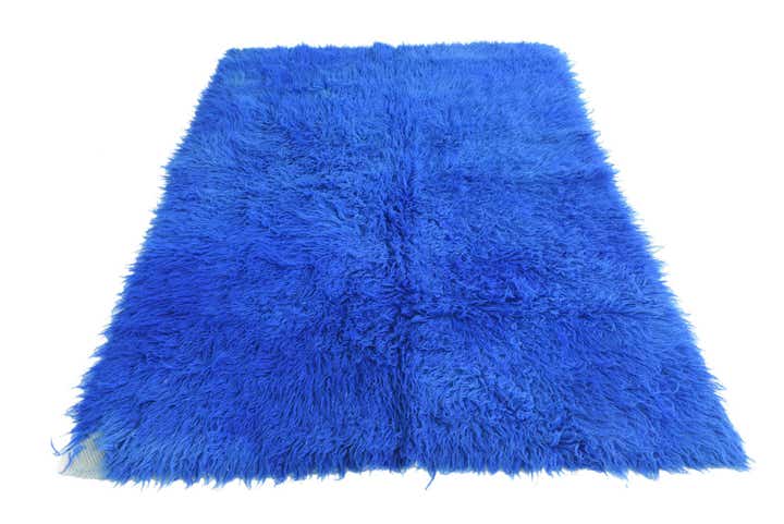 4' 7 x 6' 5 Hand Knotted Moroccan Wool Rug