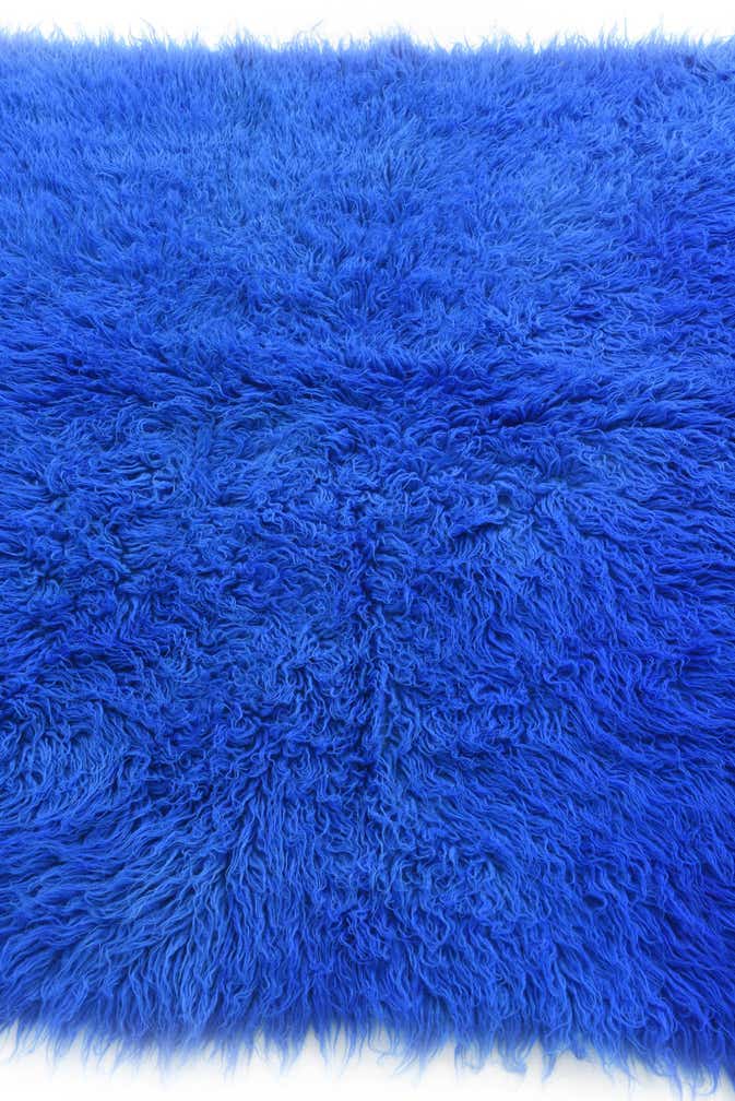 4' 7 x 6' 5 Hand Knotted Moroccan Wool Rug