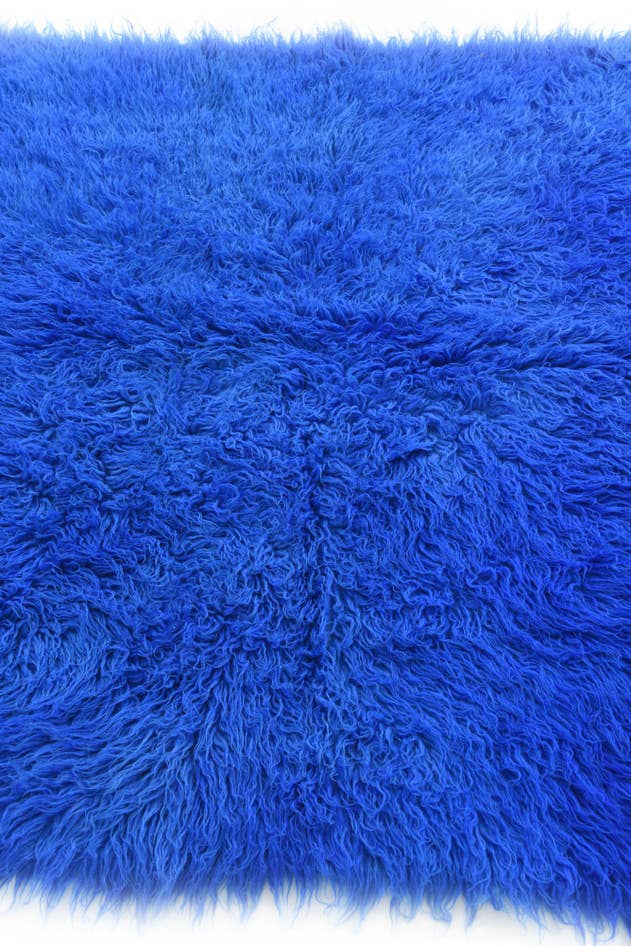 Detail image of 4' 7 x 6' 5 Hand Knotted Moroccan Wool Rug