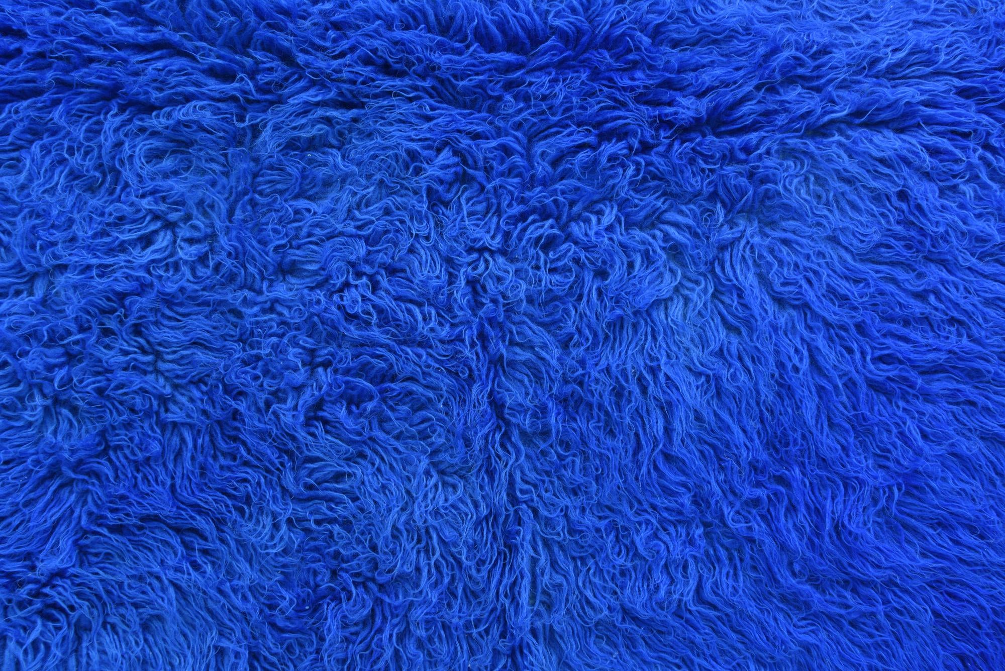 4' 7 x 6' 5 Hand Knotted Moroccan Wool Rug