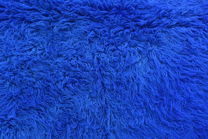 4' 7 x 6' 5 Hand Knotted Moroccan Wool Rug