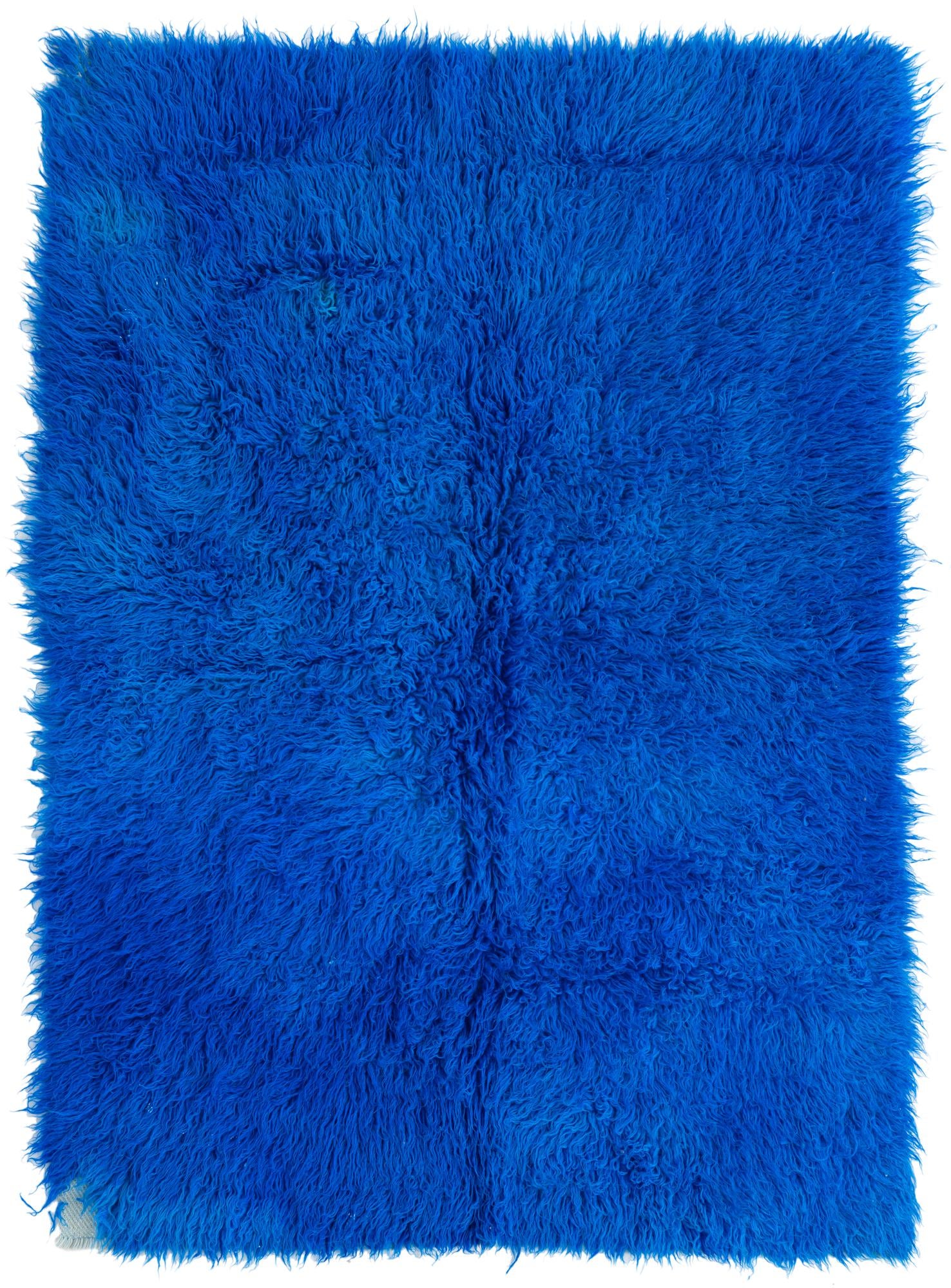 4' 7 x 6' 5 Hand Knotted Moroccan Wool Rug
