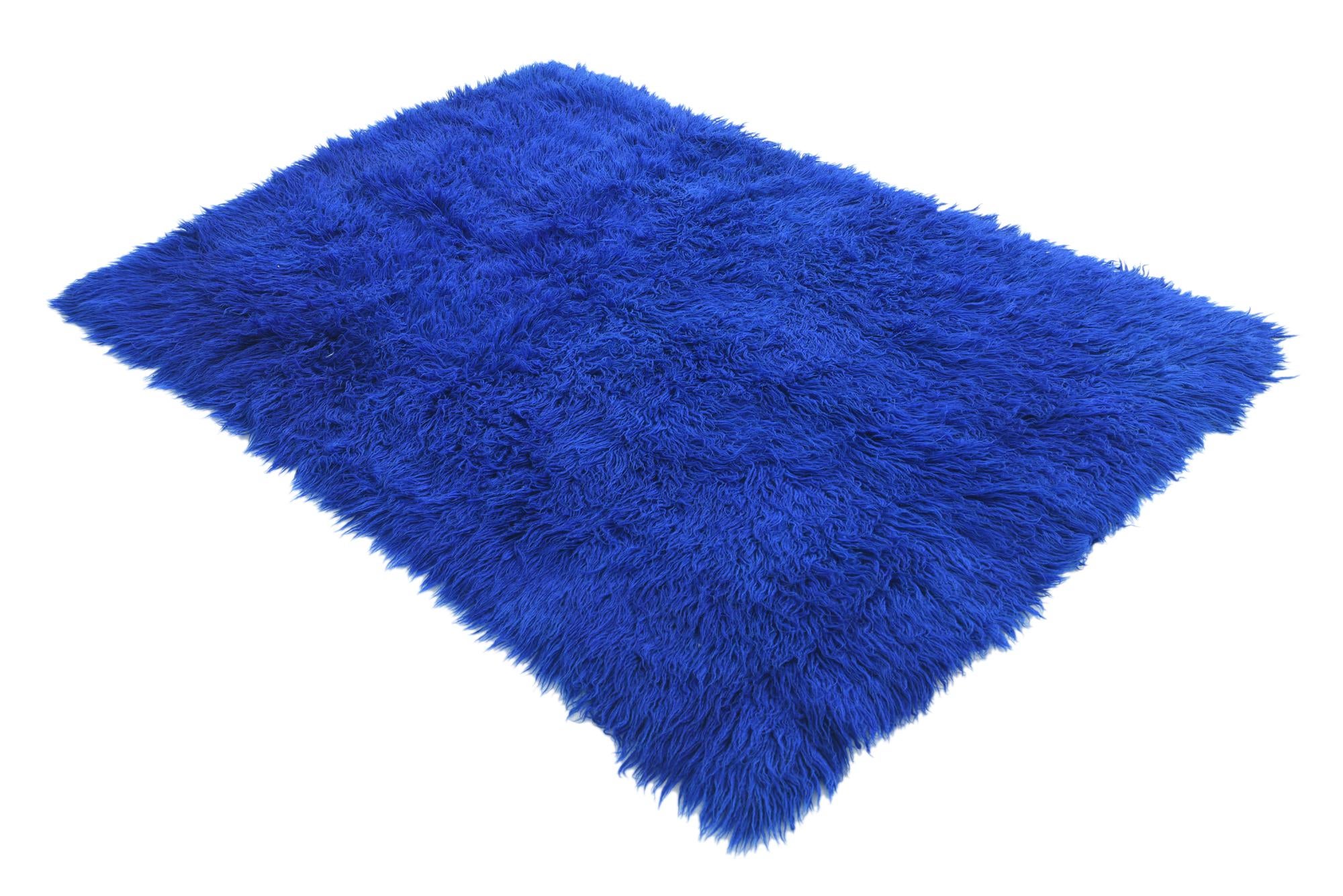 4' x 6' Hand Knotted Moroccan Wool Rug
