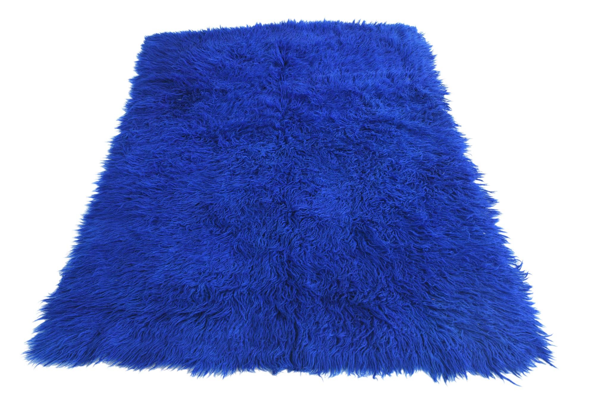 4' x 6' Hand Knotted Moroccan Wool Rug