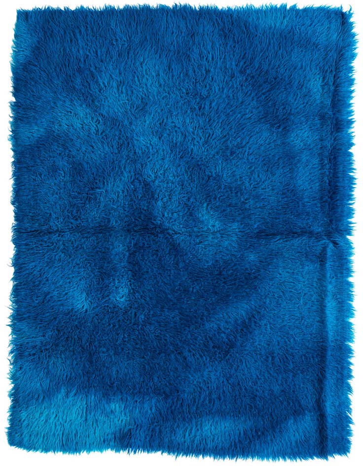 Detail image of 3' 9 x 6' Hand Knotted Moroccan Wool Rug