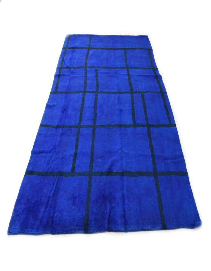 Detail image of 6' 7 x 10' 2 Hand Knotted Moroccan Wool Rug