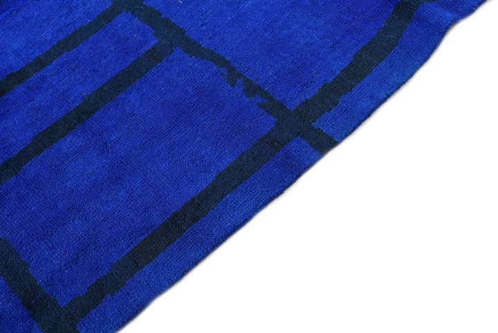 6' 7 x 10' 2 Hand Knotted Moroccan Wool Rug