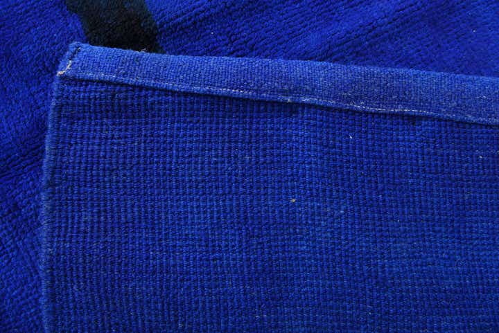 6' 7 x 10' 2 Hand Knotted Moroccan Wool Rug