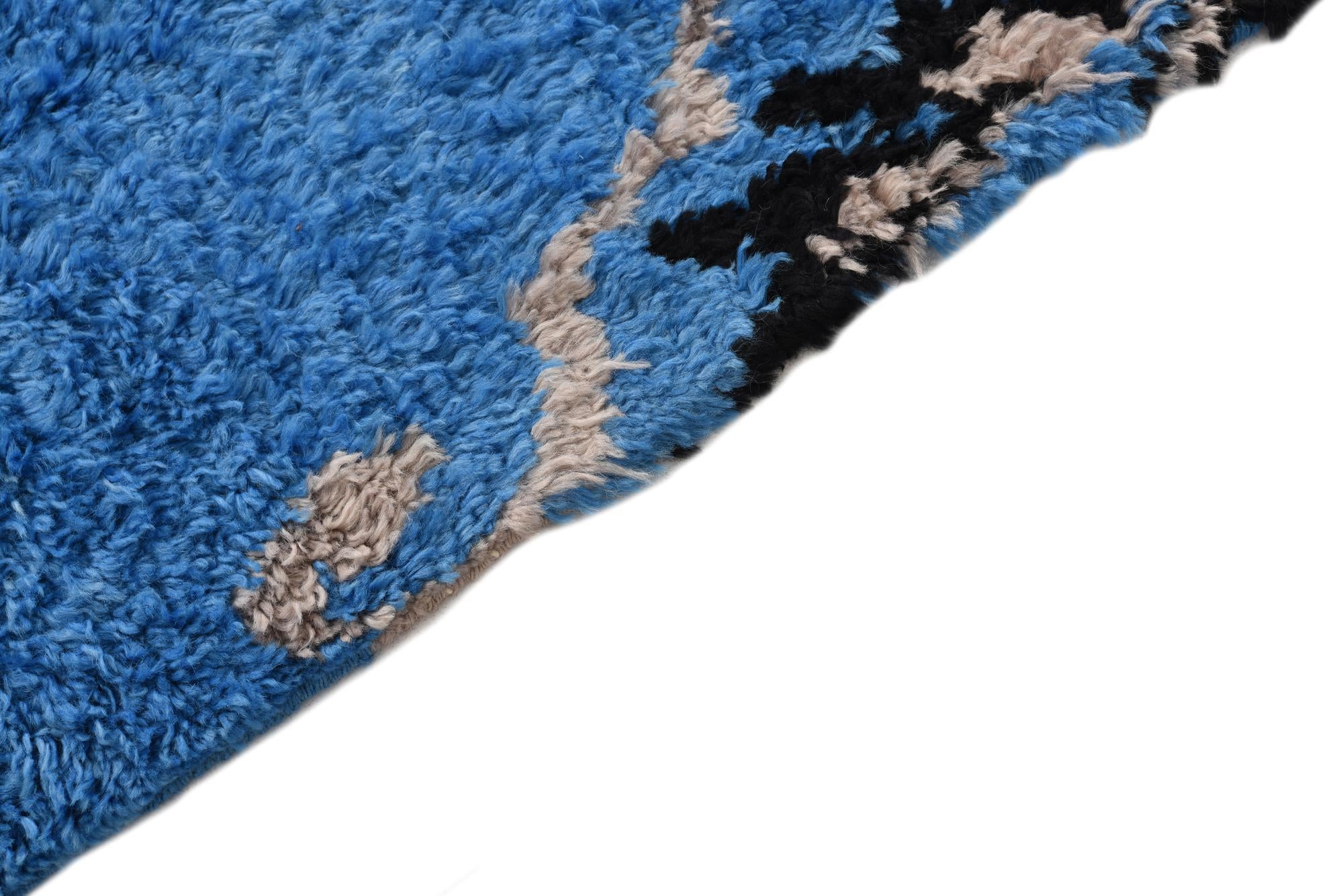 3' 10 x 5' 7 Hand Knotted Moroccan Wool Rug