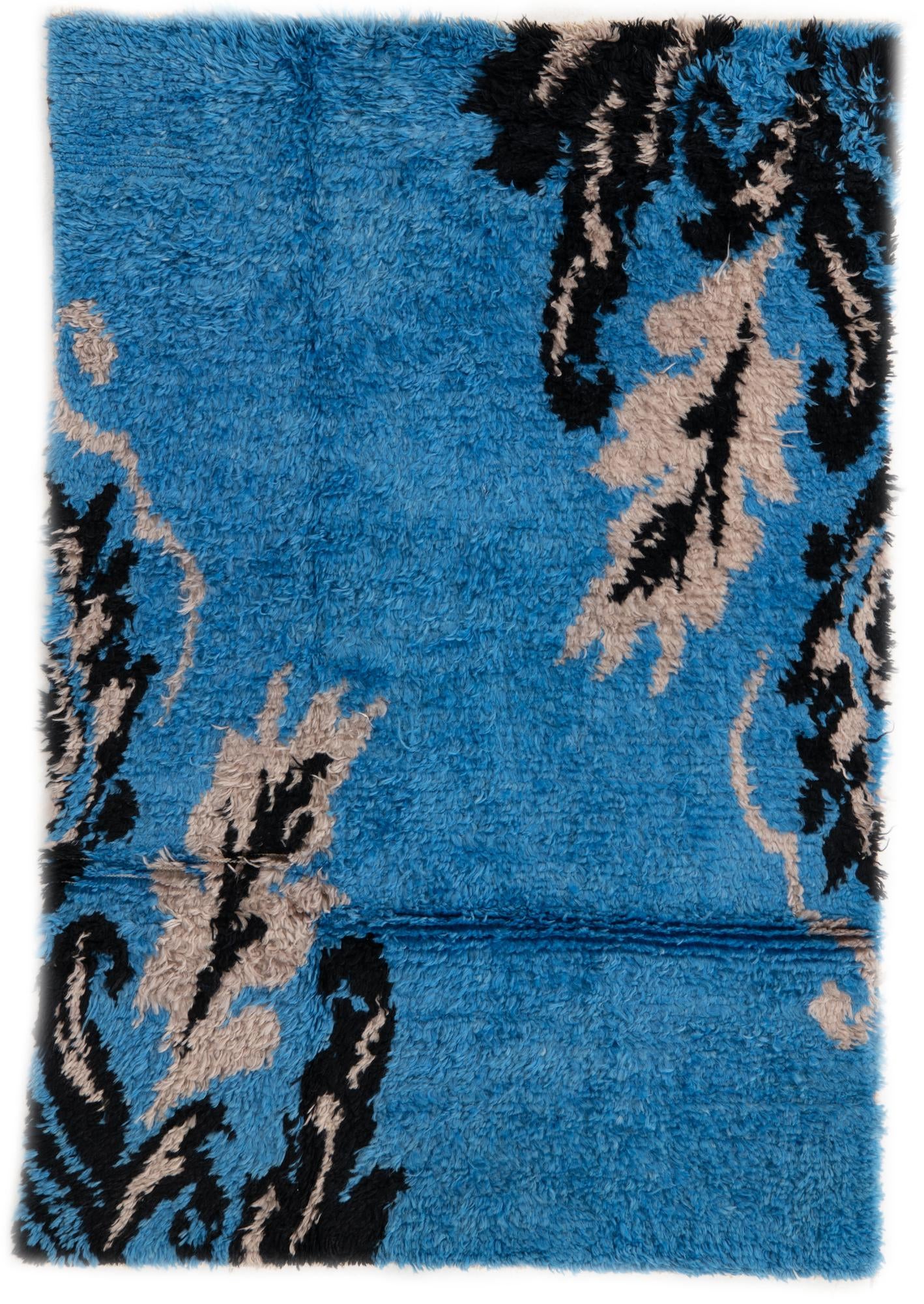 3' 10 x 5' 7 Hand Knotted Moroccan Wool Rug