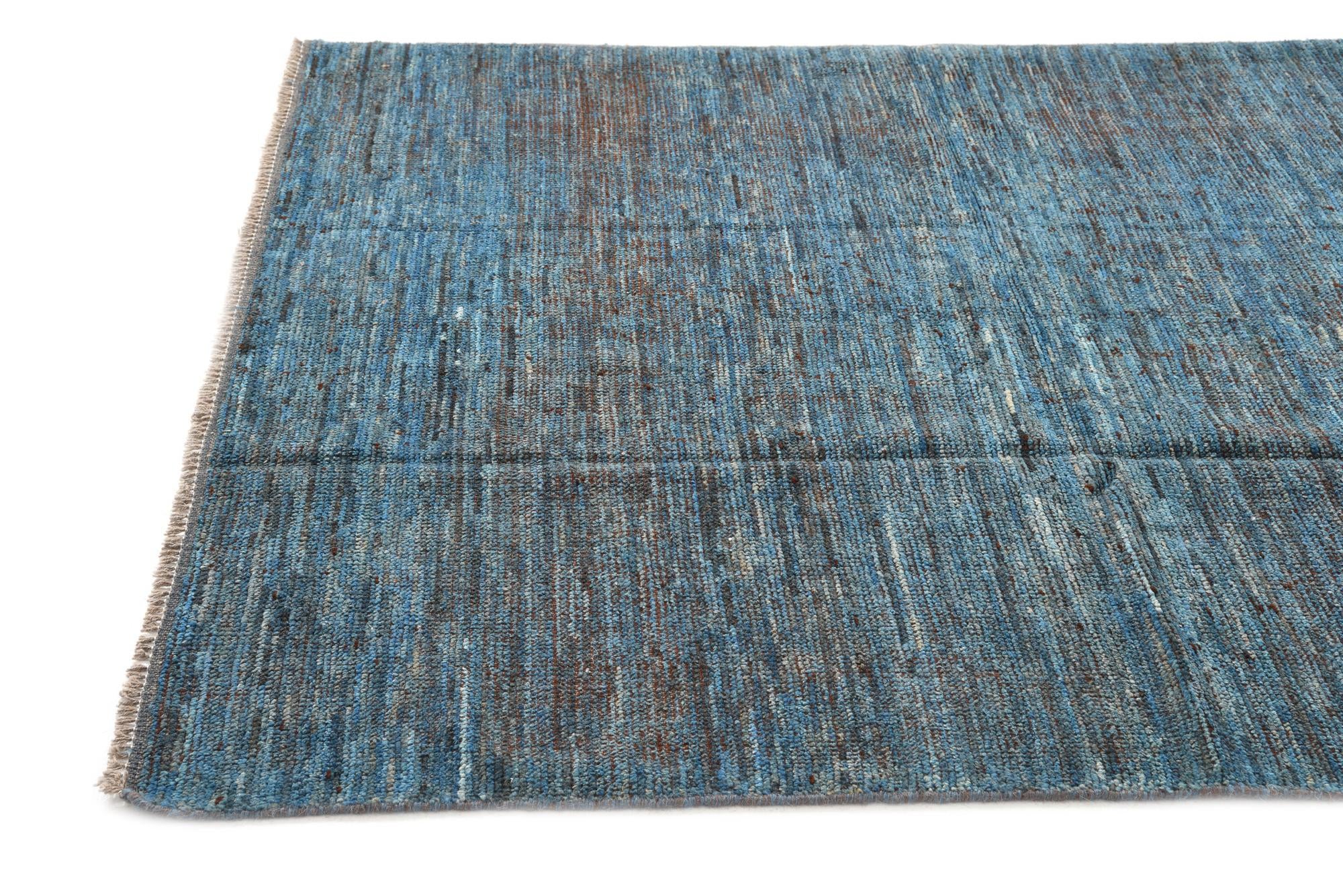 5' 5 x 8' 2 Hand Knotted Moroccan Wool Rug