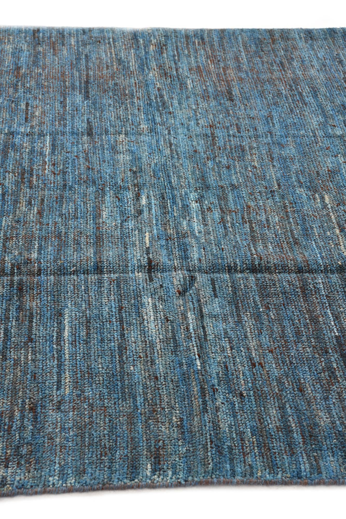 5' 5 x 8' 2 Hand Knotted Moroccan Wool Rug