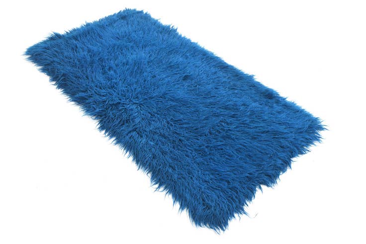 Detail image of 2' 4 x 4' 5 Hand Knotted Moroccan Wool Rug