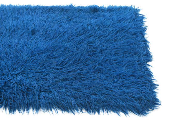 2' 4 x 4' 5 Hand Knotted Moroccan Wool Rug