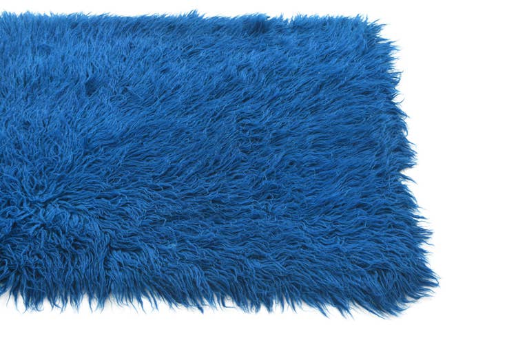 Detail image of 2' 4 x 4' 5 Hand Knotted Moroccan Wool Rug