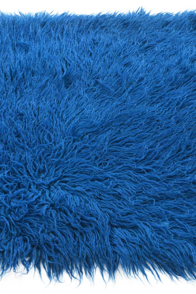 Detail image of 2' 4 x 4' 5 Hand Knotted Moroccan Wool Rug
