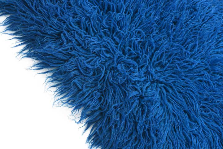 2' 4 x 4' 5 Hand Knotted Moroccan Wool Rug