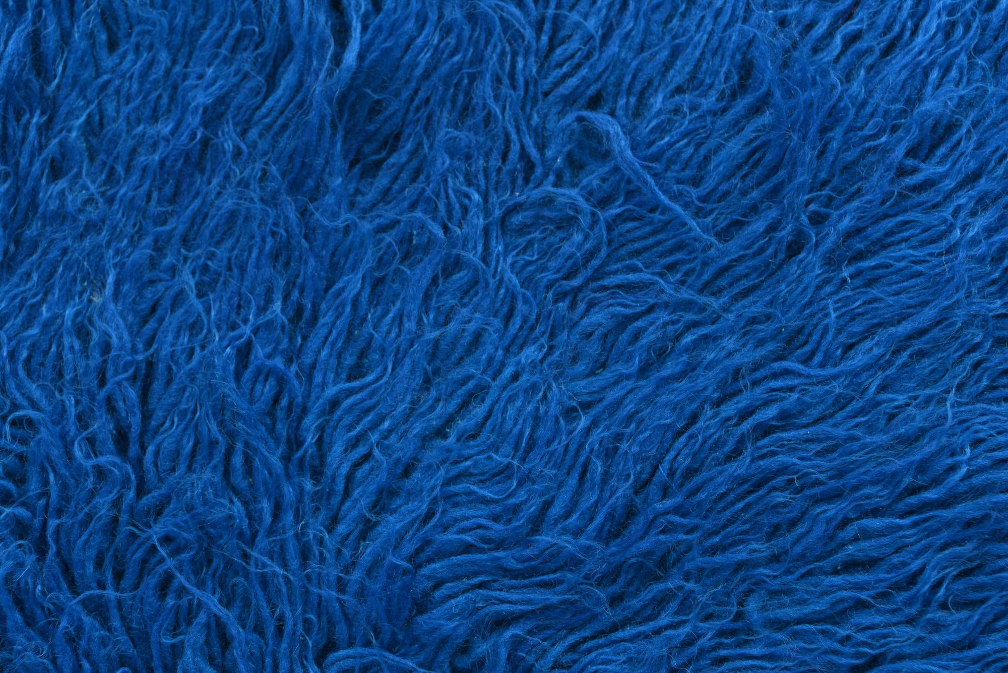 2' 4 x 4' 5 Hand Knotted Moroccan Wool Rug
