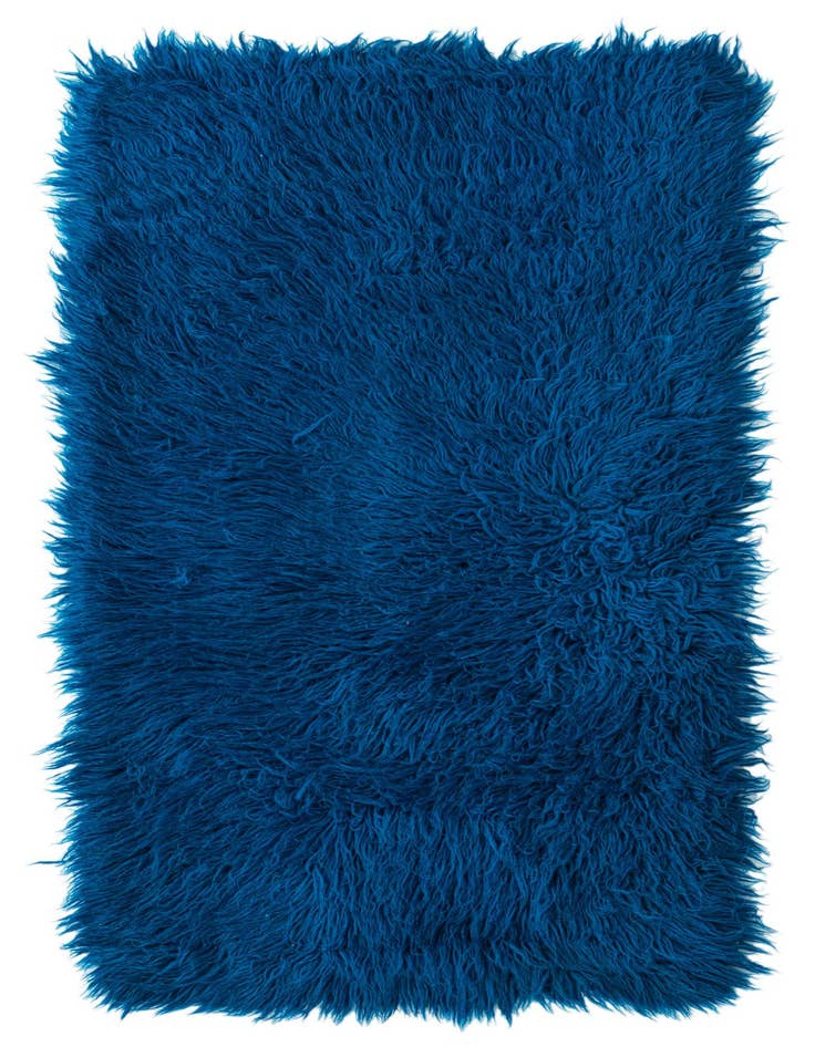 Detail image of 2' 4 x 4' 5 Hand Knotted Moroccan Wool Rug