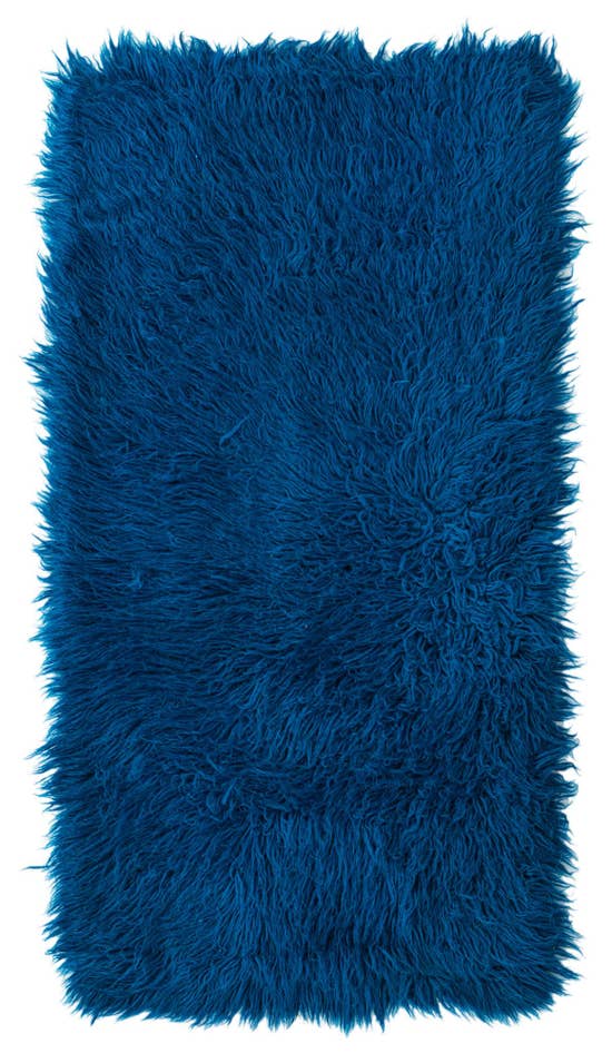 Detail image of 2' 4 x 4' 5 Hand Knotted Moroccan Wool Rug